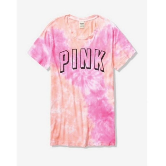 Victoria Secret Pink Oversized Tie Dye 